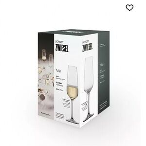 ZWIESEL Tulip Sekt* Sparkling Wine* 4 Gläse , Perfect 4  Valentine’s, Weddings